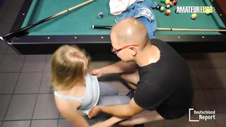 German Floozy Anja Has Her Constricted Vagina Ravaged By Nerd Stud At The Game Room - AMATEUR EURO