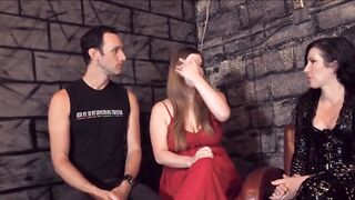 Manacled teenager whipped