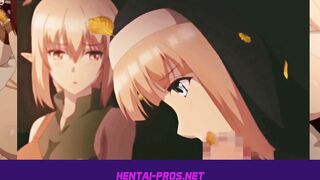 Virgin Hunk Screws Concupiscent Demi-Human ELF / ANIME Hentai