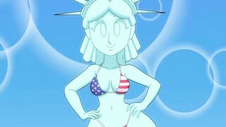 CG Animation - Hawt Lady Liberty - Part 1