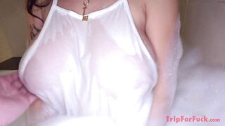 AMWF creampie, Her melons swayed in each position