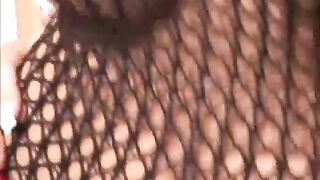 Christina Model Fishnet Bodystocking