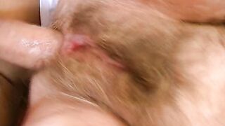 Obese curly granny gets her booty fucked mercilessly