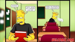 Margy is a hawt maid! The sexy cleaning lady - The Simptoons Comics