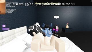 two hawt roblox doxies bang a femboy