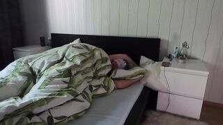 Spouse wakes up his wife with his dong and fingers