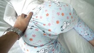 Step sister fantasies of step brother's dick and has an climax as this chab cums inside