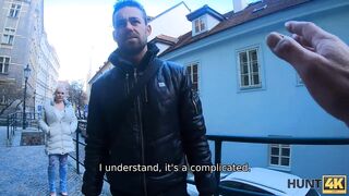 HUNT4K. Wife has no thing against alien's ramrod in pussy if hubby is there