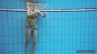 Russian angel Milana discovered her natural talent in the pool