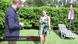 Anal sex around the pool