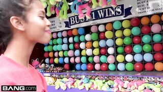 Barely legal Black teen Nia Naccis taut twat gets stretched