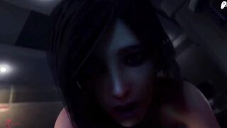 (4K - Dezmall) Resident cruel woman Ada Wong bangs fortunate dong and enjoys getting creampie - CG Comics