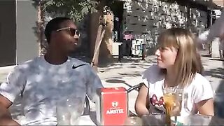 Tiny Maria and her 1st MASSIVE EBONY DONG