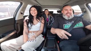 Serena Santori in the 1st time of the brand recent this babe took anything in the car and sucked the driver