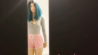Hiding in the Closet To Prank my Step-Sister Went Terribly wrong When That Babe Begins Masturbating