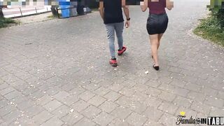 FamiliaSintabu- Morra has sex for cash after I convinced her in the park and took her to my apartment beauty with a giant large butt Mother I'd Like To Fuck