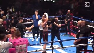 Uncensored Daniella Hemsley Flashing after boxing Win