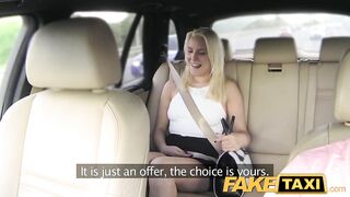 Fake Taxi Secretary screws for job interview