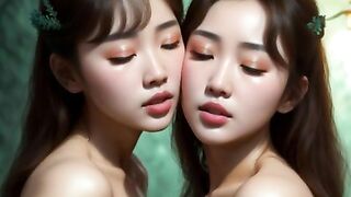 Ai Breasty Oriental Lesbian Babes