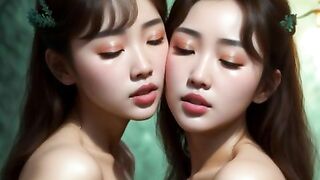 Ai Breasty Oriental Lesbian Babes