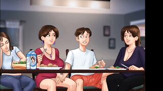 Summertime Saga #71 - Breasty Gal with Beautiful Body is Awaiting for a Creampie in Her Moist Taut Snatch