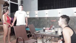 Cuckold spouse works during the time that sexy wife gets slutty with most good ally - Sara Films