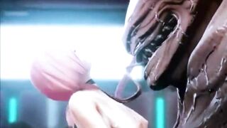 Cute cutie get anal with alien - Manga cg 15