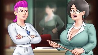 Summertime Saga - Milking auntie and sex with stepsister (Pt.14)