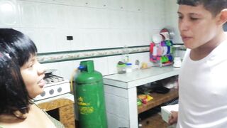 In order not to lose my job, I get promoted to bang my boss's stepson