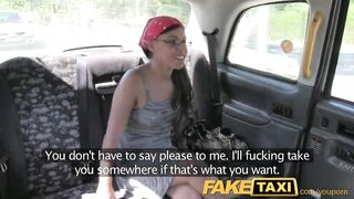 FakeTaxi Dick loving passenger sucks off taxi guy