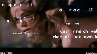 blond celeb Jane Fonda exposed and sexy striptease scenes