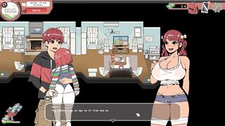 Spooky Milk Life [ Taboo manga game PornPlay] Ep.nineteen nerdy beauty public tugjob in the library