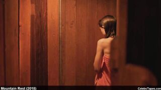 Karin Eaton & Natalia Dyer undressed and underware video scenes