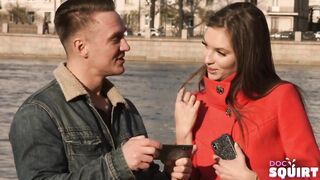 Lustful Doc makes hawt beaut squirt and reach climax