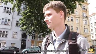 HUNT4K. Denisse comes to Prague to have pleasure but