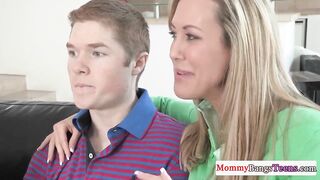 Mother I'd Like To Fuck Brandi Love doggystyled during taboo ffm