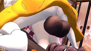 Demon Slayer Nezuko Screwed by Futa Gal