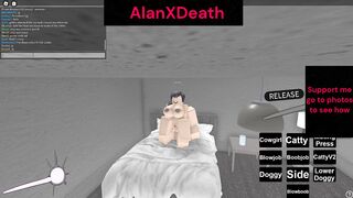 that babe was enjoying it but the game got banned in roblox