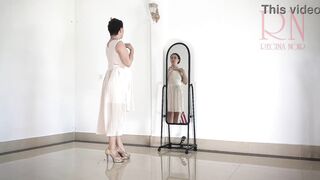 HALLOWEEN 2022 Stripped witch Regina Noir and Magic Mirror