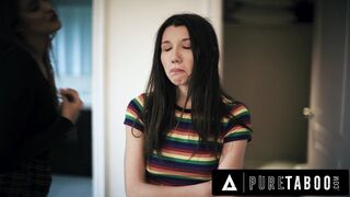 PURE TABOO Virgin Teen Maya Woulfe Betrays GF To Bang Aged Femdom Stepsister Gizelle Blanco