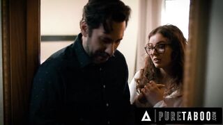 Pure Taboo – Virginal Schoolgirl Leana Lovings Tries To Tempt Fearsome Professor To Have Sex