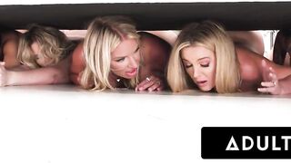 ADULT TIME - mother I'd like to fuck Charlie Forde Gives Stepdaughter's BF STUCK REVERSE GROUP-SEX To Keep Him Cheerful!