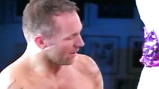 Jewish granny squirts during sex-show