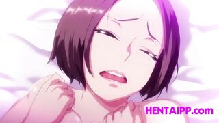 Hot Brunette Hair With Large Bobos Play With Dick Between Boobs - Anime