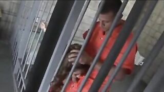 Jenna Haze goes to Jail & Takes 2 Weenies in Her Vagina & Butt