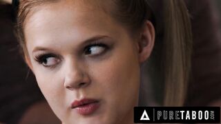 PURE TABOO Kinky Pair Asks Fresh Teen Babysitter Coco Lovelock To Urinate Her Panties