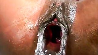 Black twat gaped three