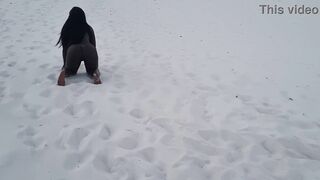 Cobra Preta Saiu da Areia Movediça e Entrou no Rabo da Mulata - Fernanda Chocolate & Joao O Safado