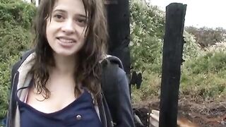 Cute tiny screws in the rain Czech street pick up