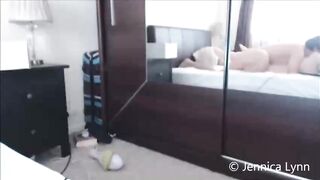 Voluptuous brunette hair, Jennica Lynn is having steamy sex early in the morning, to begin the day